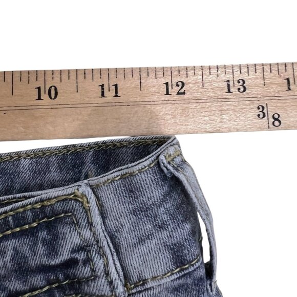 Vintage Upcycled Demin Mini Skort Skirt XS - Picture 6 of 8